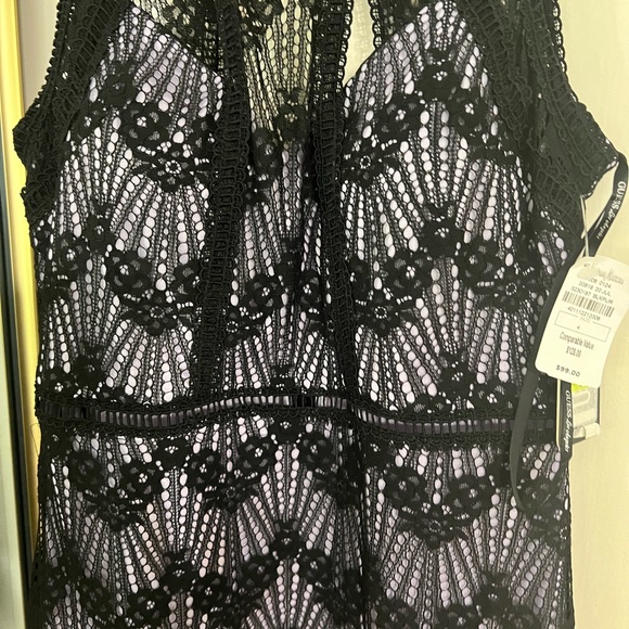 GUESS Black Lavender Lace Dress | Size: 4 - Picture 6 of 7